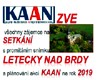 Letecky nad Brdy, plakt - nov okno