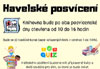 Havelsk posvcen, plakt, nov okno