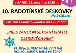  10.Radotnsk deskovky, plakt - nov okno