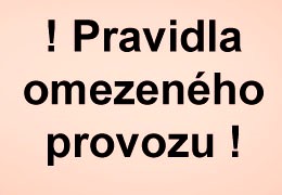 pravidla omezeného provozu - pdf, nové okno pravidla omezeného provozu - pdf, nové okno