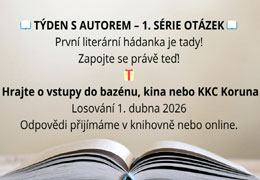 Týden s autorem, soutěž, nové okno
