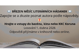 Týden s autorem, soutěž, nové okno