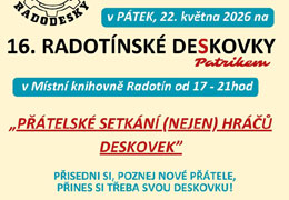  16.Radot�nsk� deskovky, plak�t - nov� okno
