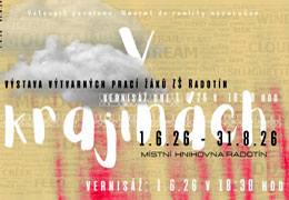 V�stava v�tvarn�ch prac� ��k� 2. stupn�, Z� Radot�n, plak�t - nov� okno